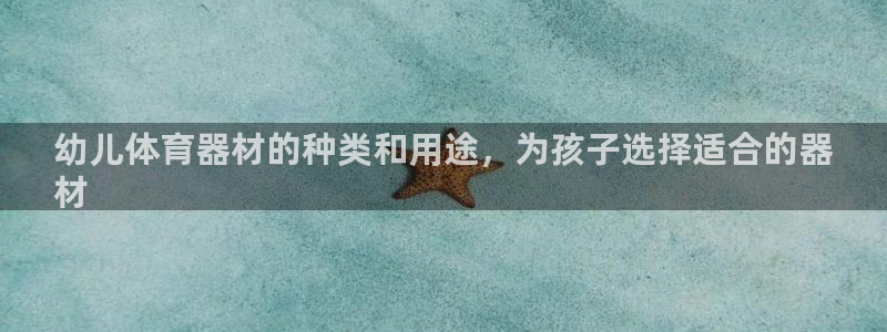 极悦娱乐app官方版本更新内容在哪：幼儿体育器材的种