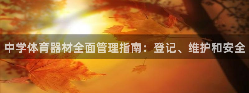 极悦平台与网易合作详情：中学体育器材全面管理指南：登