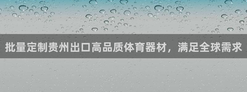 极悦平台股东：批量定制贵州出口高品质体育器材，满足全