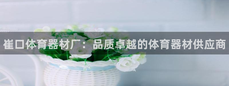 极悦平台代理怎么样：崔口体育器材厂：品质卓越的体育器