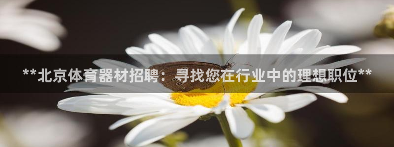 极悦平台注册官网：**北京体育器材招聘：寻找您在行业