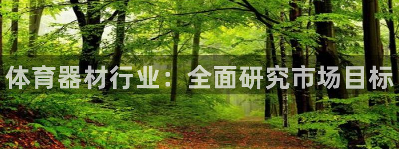 极悦娱乐官网入口：体育器材行业：全面研究市场目标