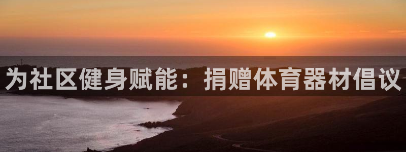 极悦平台官方网站是什么：为社区健身赋能：捐赠体育器材
