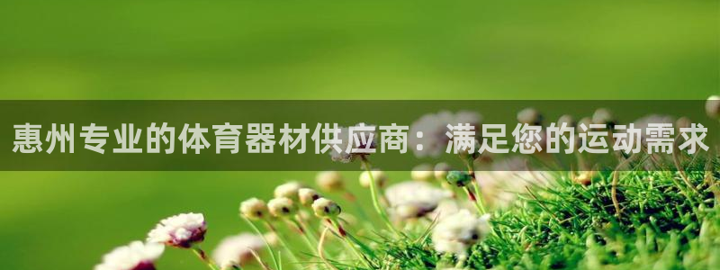 极悦平台城7O777：惠州专业的体育器材供应商：满足