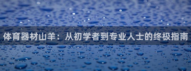 极悦娱乐官网最新版本更新内容下载：体育器材山羊：从初