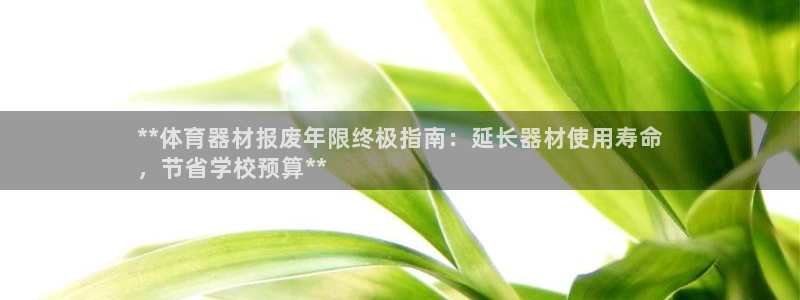 极悦娱乐旗下艺人名单：**体育器材报废年限终极指南：