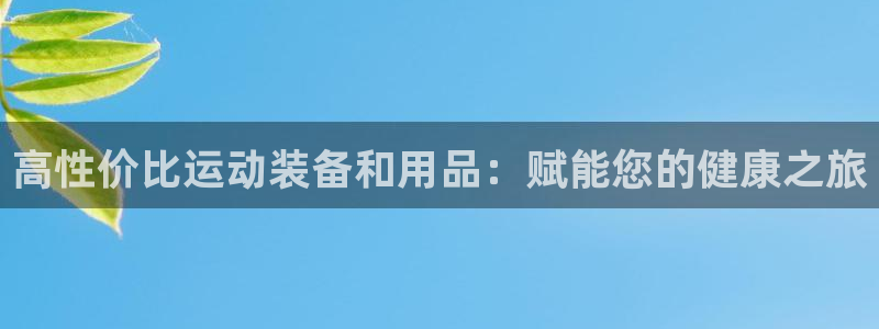 极悦平台注册失败如何解决：高性价比运动装备和用品：赋能您的健